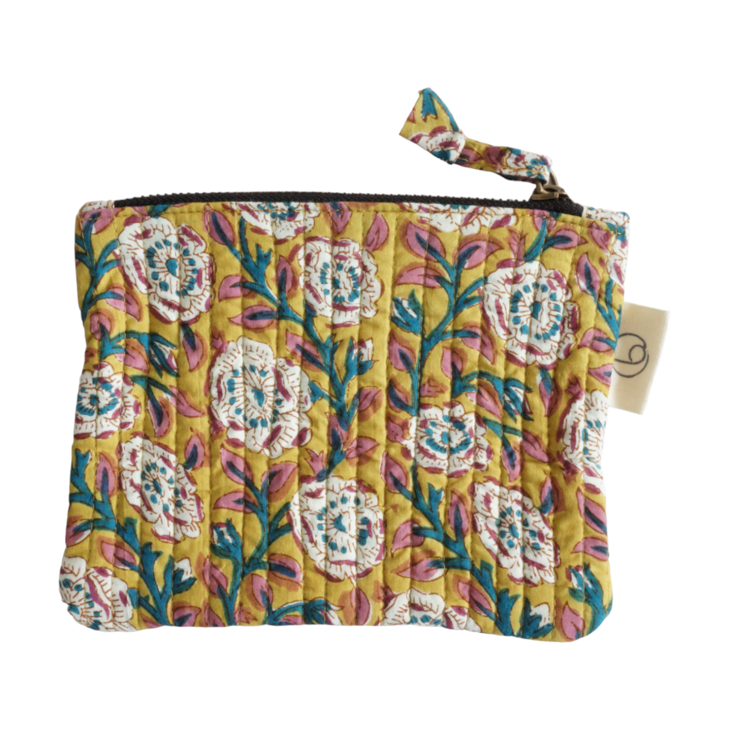 N°25 printed cotton pouch