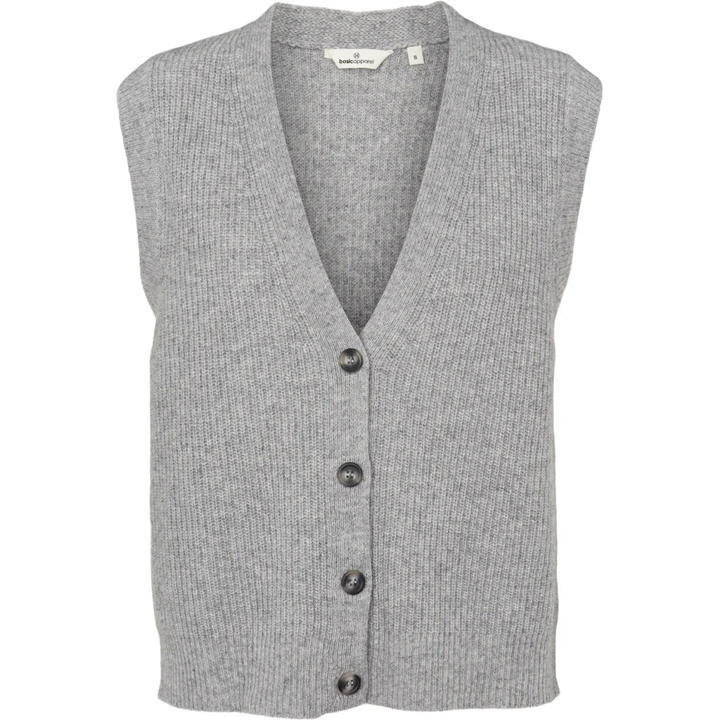 Basic Apparel Lise Vest - Light Grey