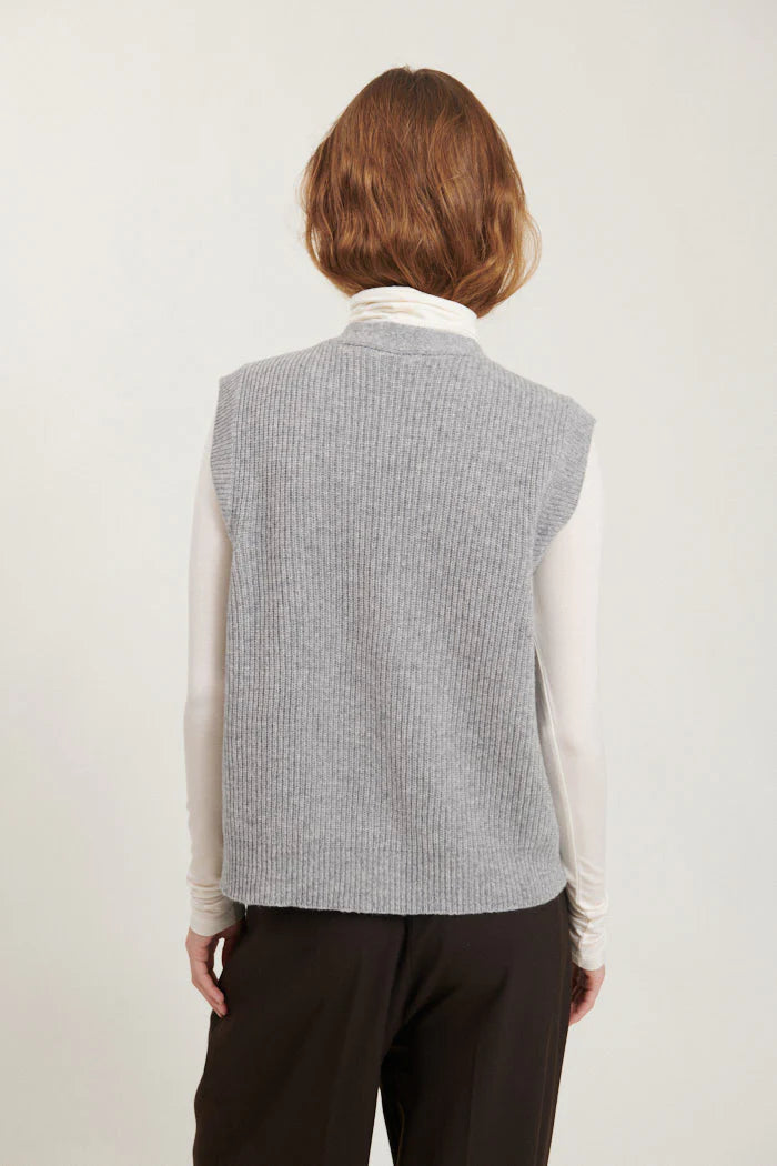 Basic Apparel Lise Vest - Light Grey