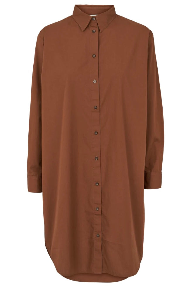 Basic Apparel Vilde Loose Shirt Dress - Emperador