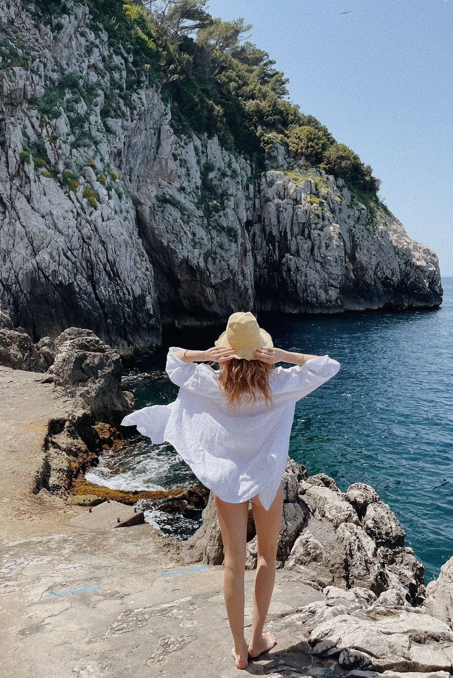 The Palma Linen Shirt - Blanco (White)