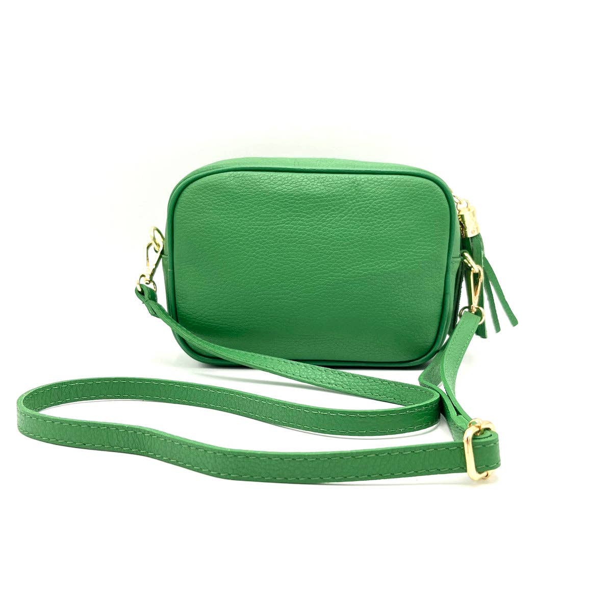 Amalfi Leather Shoulder Bag – Camel (Made in Italy)