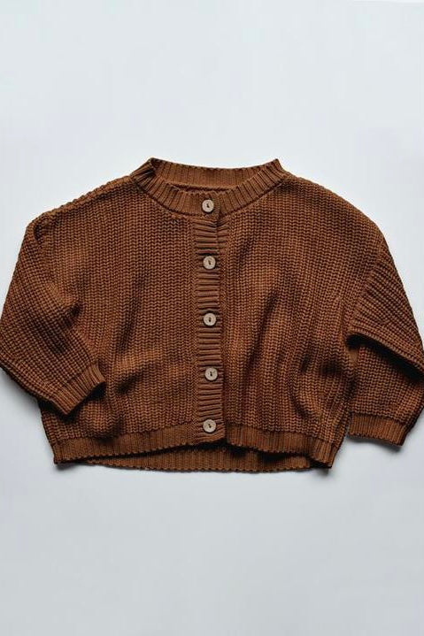 The Chunky Cardigan - Mocha