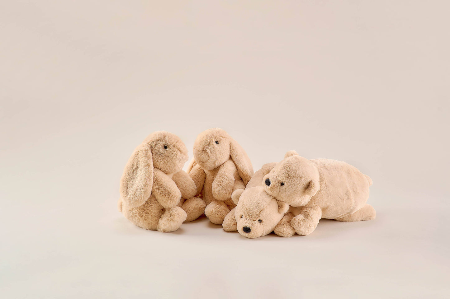 Rabbit Gose Dark Beige 12" 30cm Soft Plush Toy