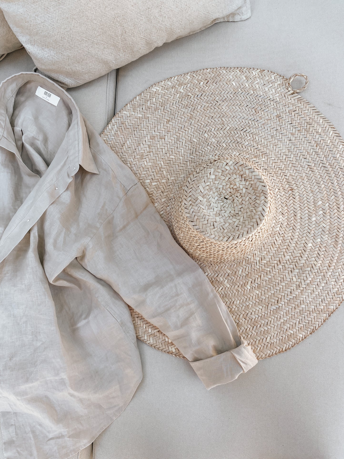 Lola Oversized Straw Hat - Natural