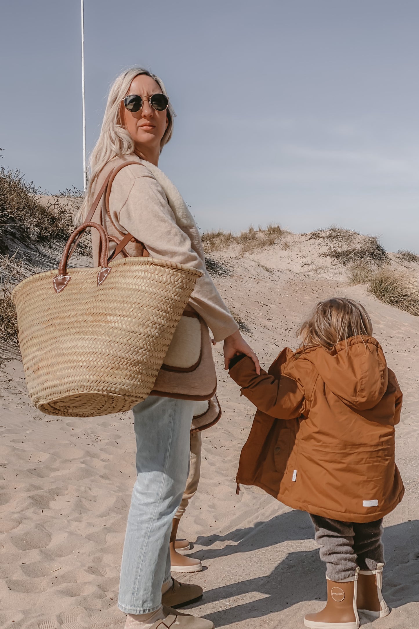 French Market Basket Bag