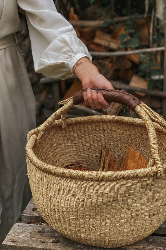 Harvest Basket - Large - Natural