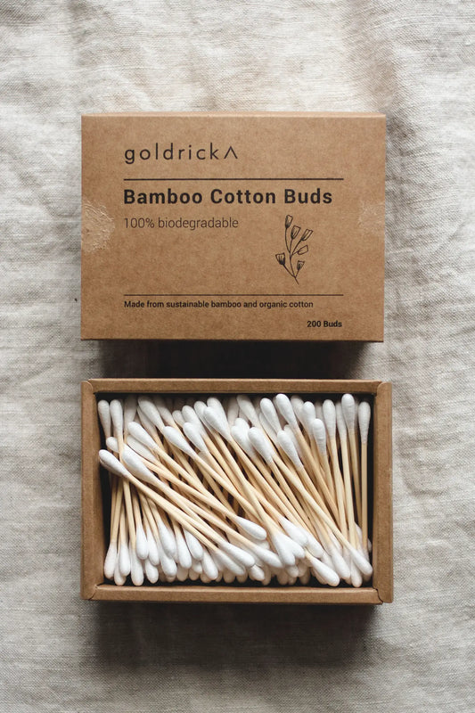 Bamboo Cotton Buds - Biodegradable - 200 pcs