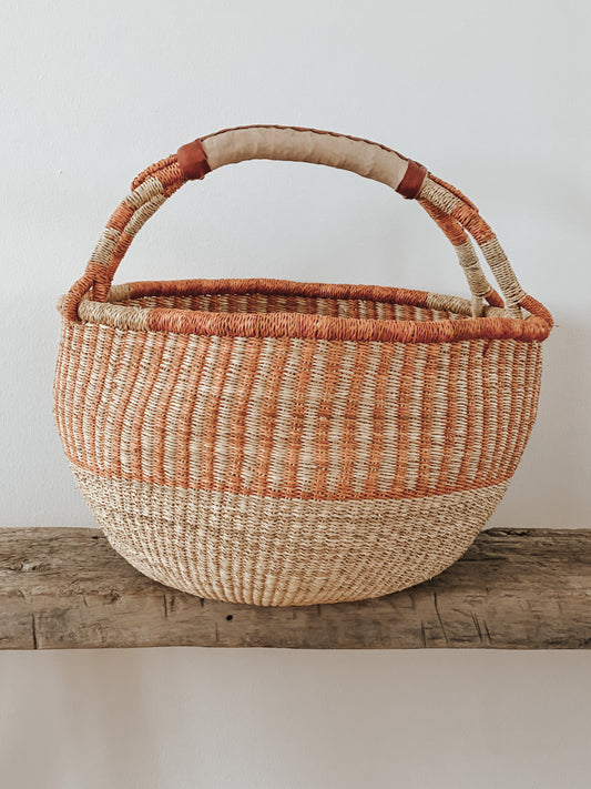 Harvest Basket - Large - Half Stripe