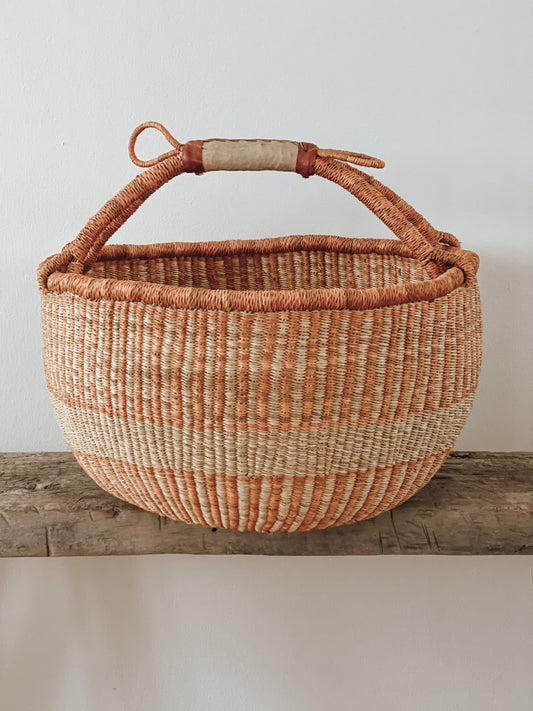 Harvest Basket - Large - Double Stripe