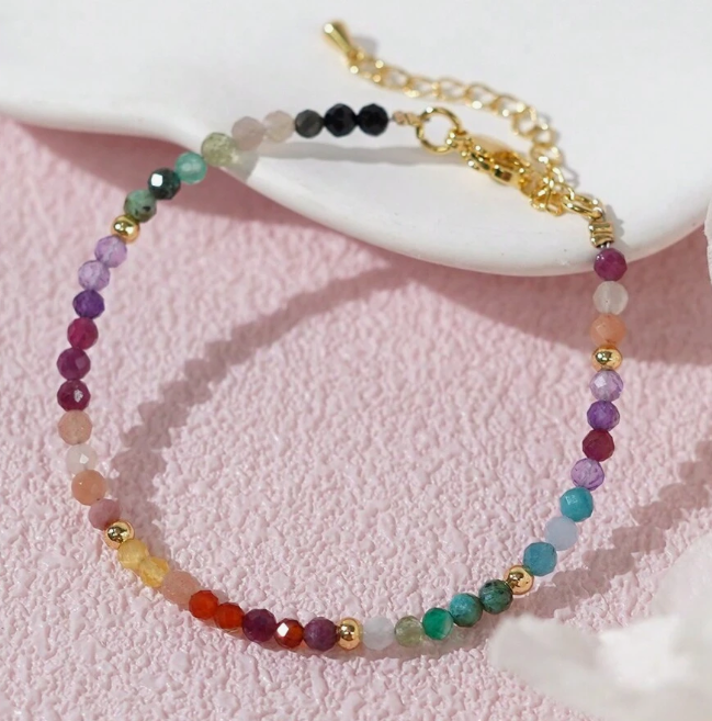 Multicolor Natural Stone Bracelet