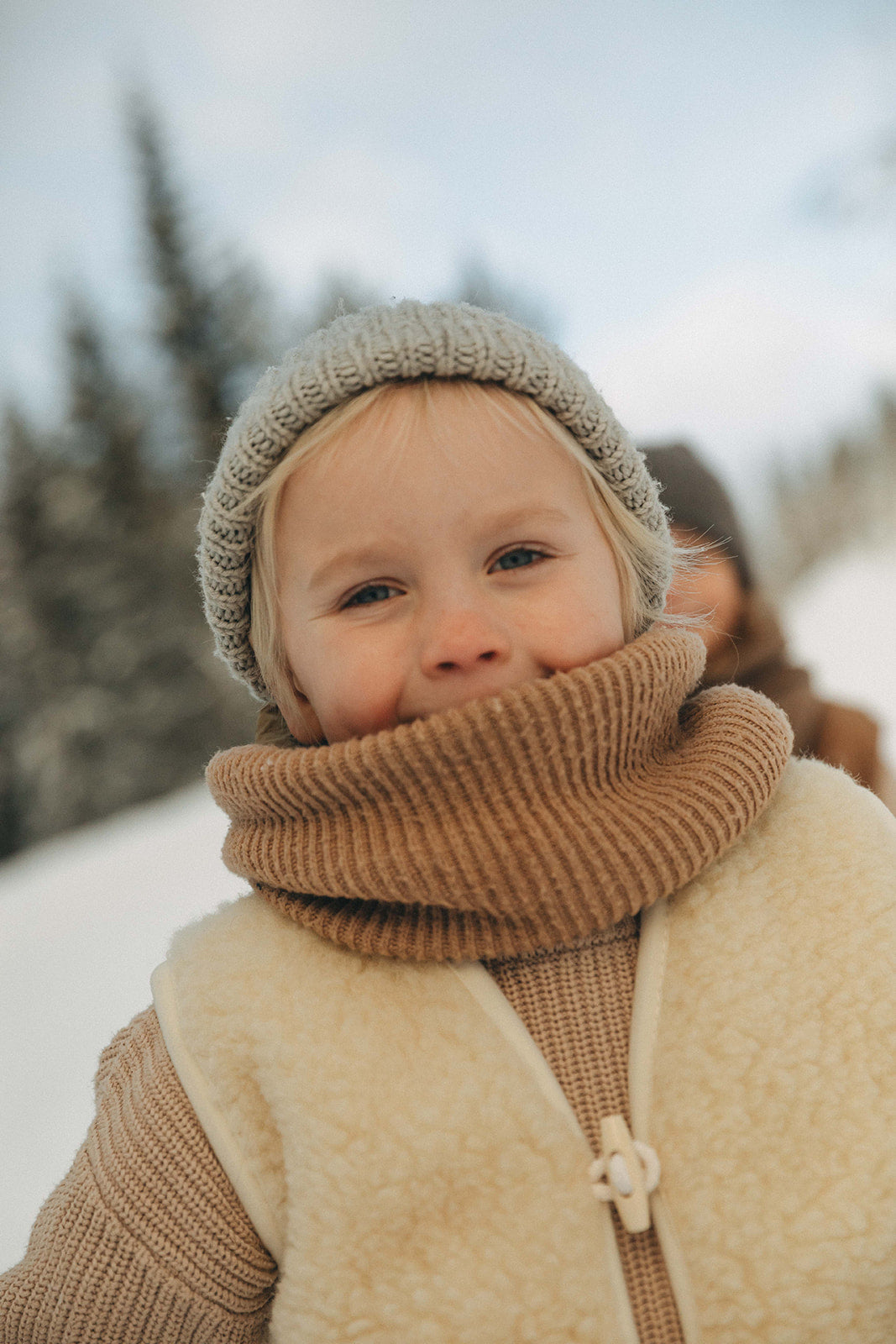 Sloane Wool Vest - Children - Birch White