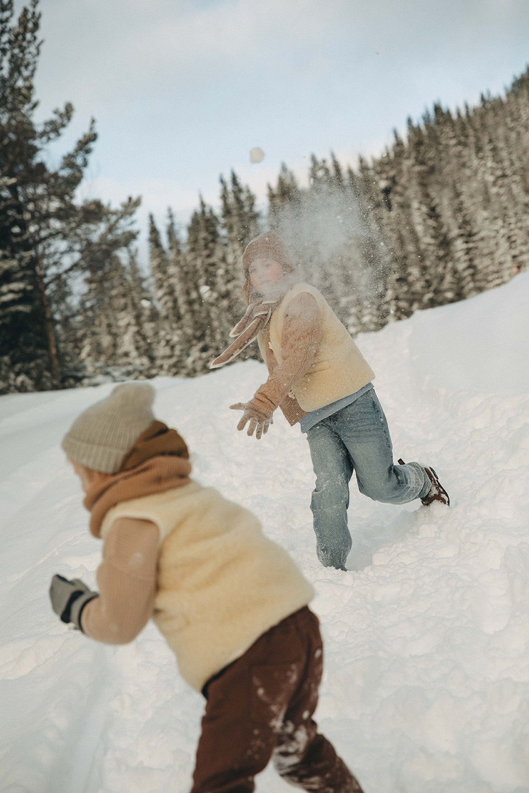 Sloane Wool Vest - Children - Birch White