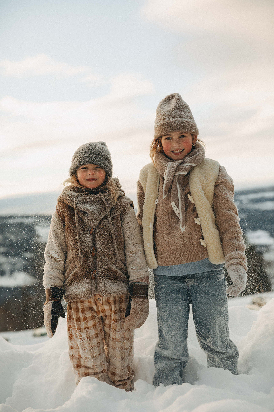 Sloane Wool Vest - Children - Birch White