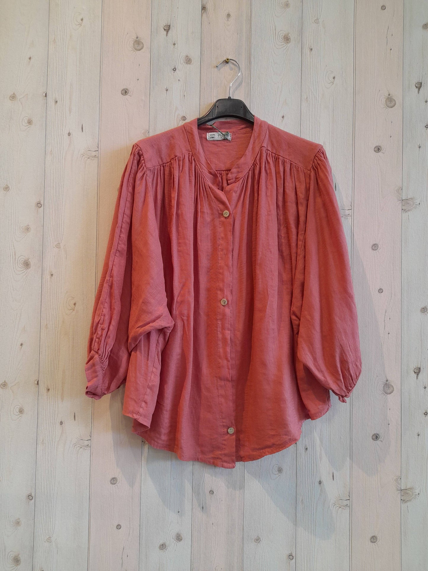 REF 83404 100% MAO LINEN BLOUSE: BLANK