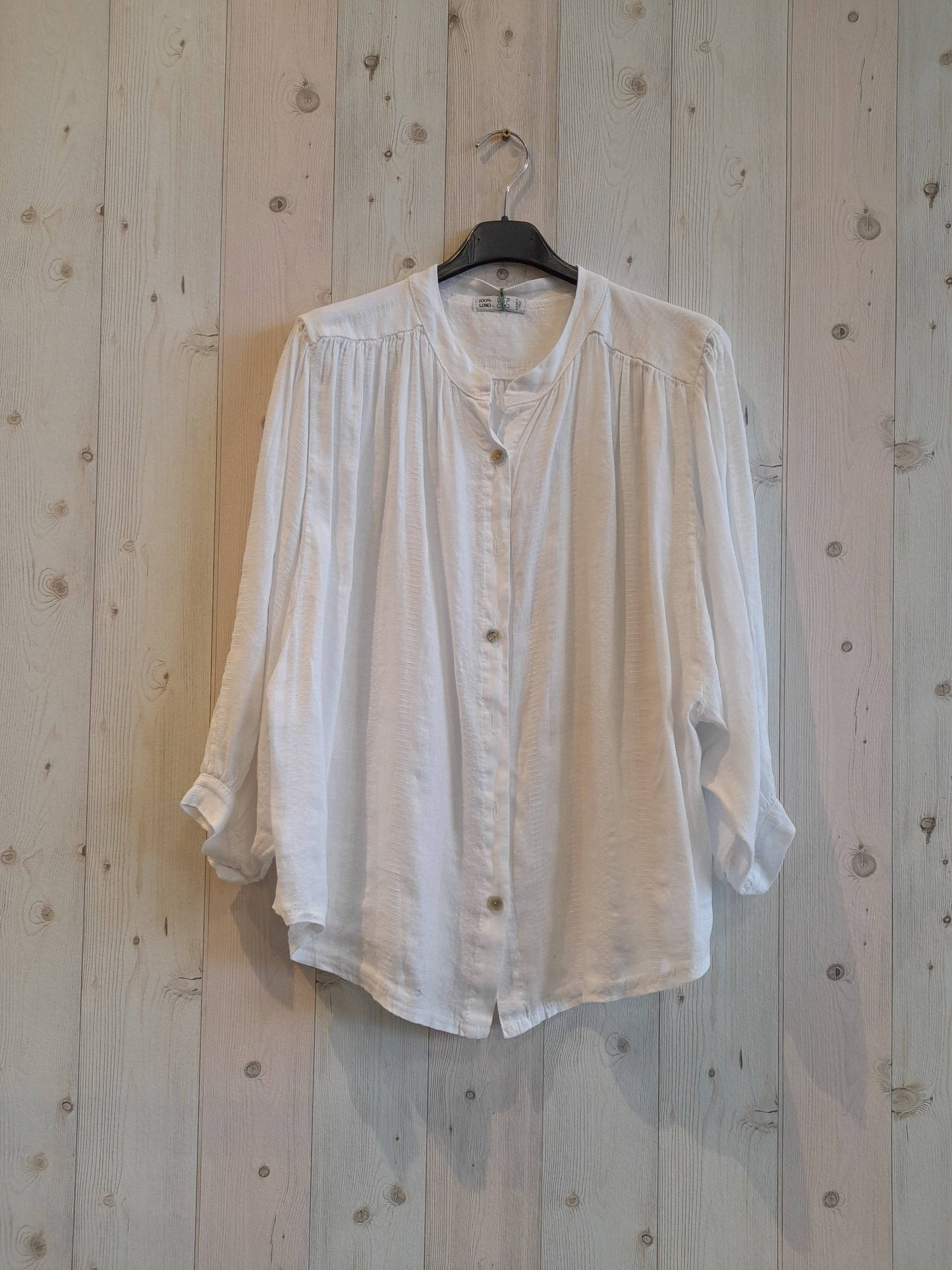 REF 83404 100% MAO LINEN BLOUSE: BLANK