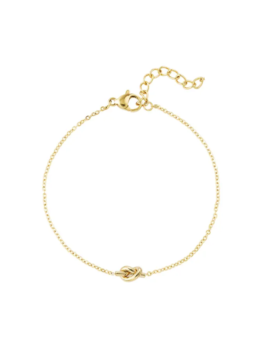 Infinity Knot Gold Plated Bracelet