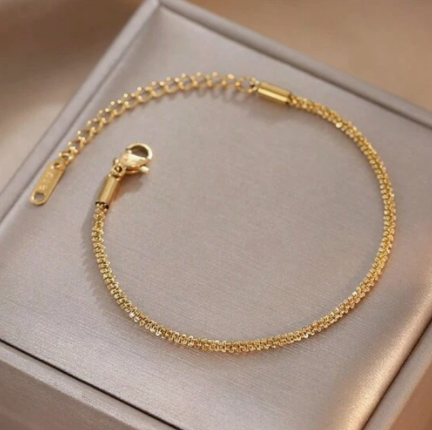 Gold Plated Link Bracelet