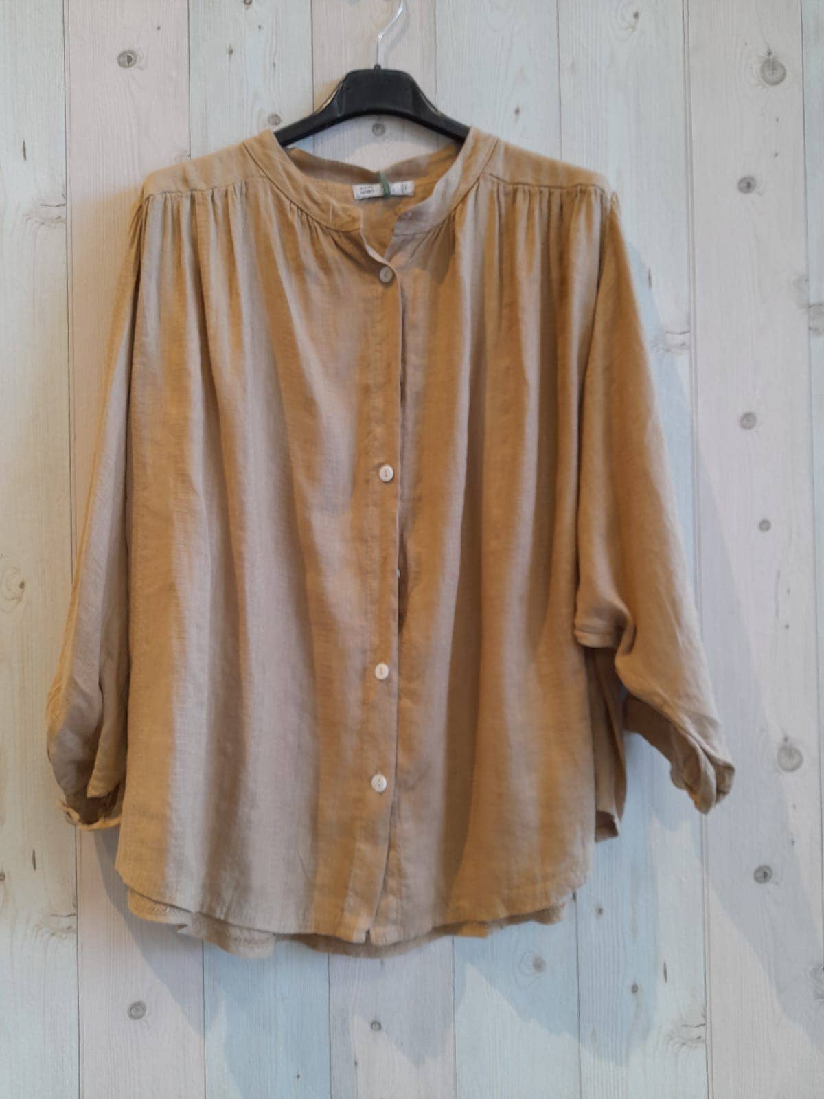 REF 83404 100% MAO LINEN BLOUSE: BLANK