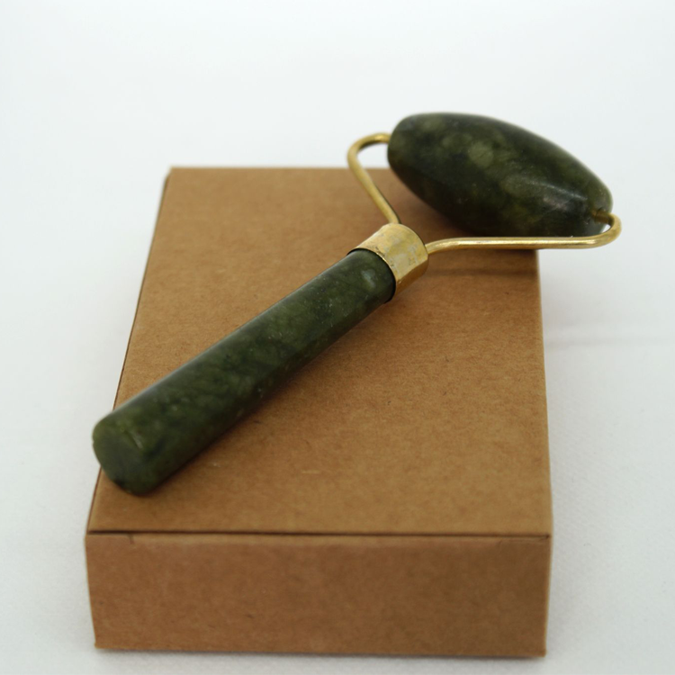 Jade stone facial massage roller