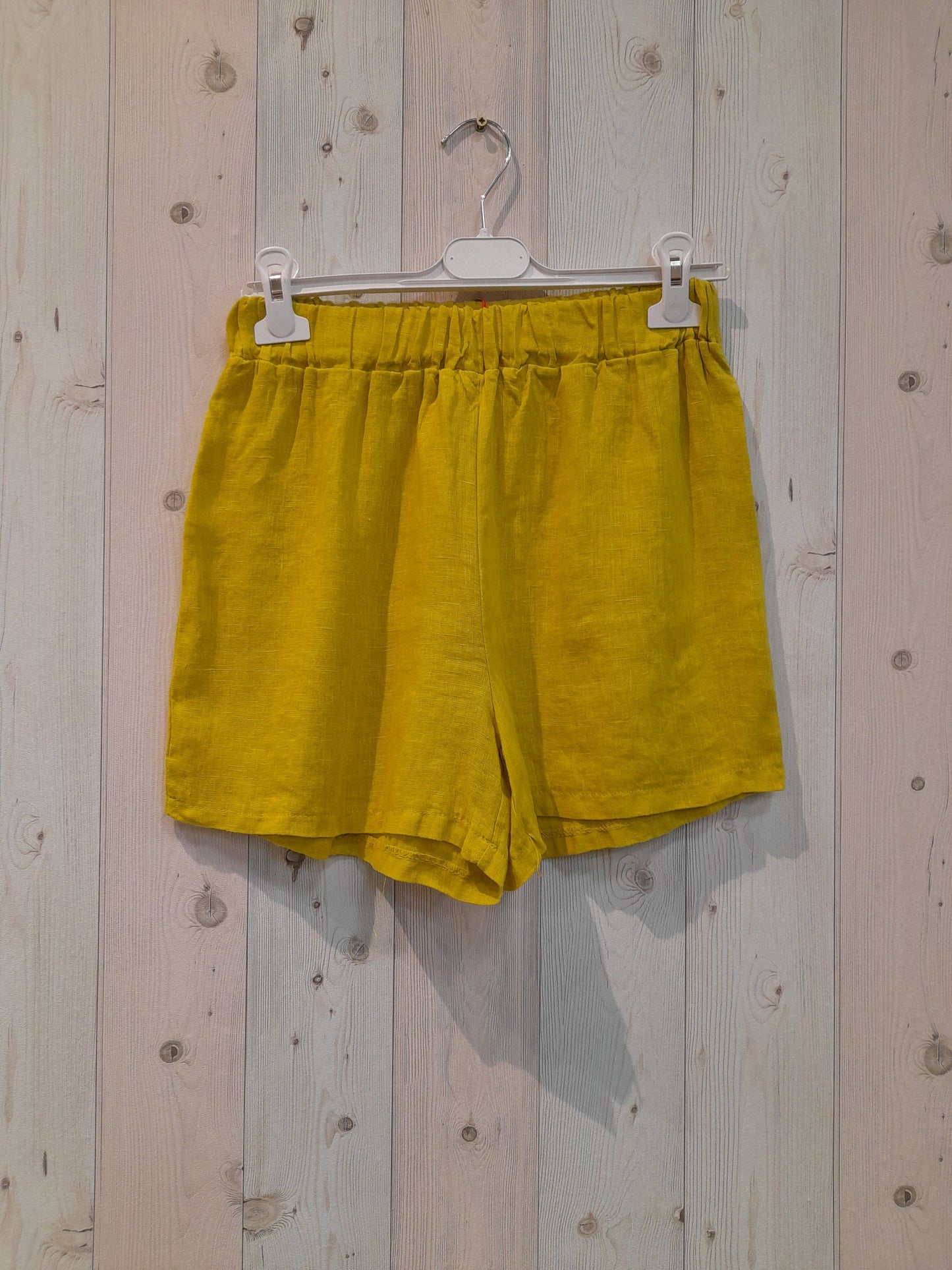 REF 24064 100% LINEN SHORTS: HEAVENLY