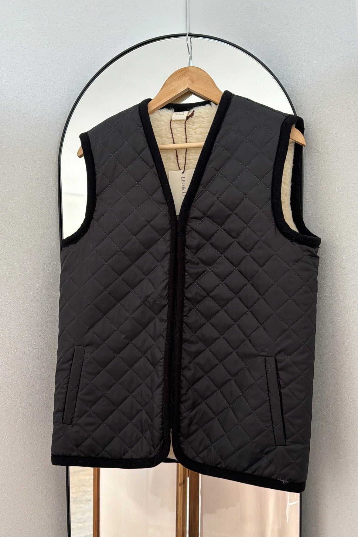 【I AM MARI】24FW★ Mayroll Quilted Wool Vest A-line OP Set WOOL GABARDINE LONG VEST – THE SHOP YOHJI YAMAMOTO