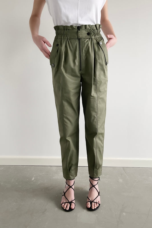 Coéme - Berkeley Twill Pant - Olive Green