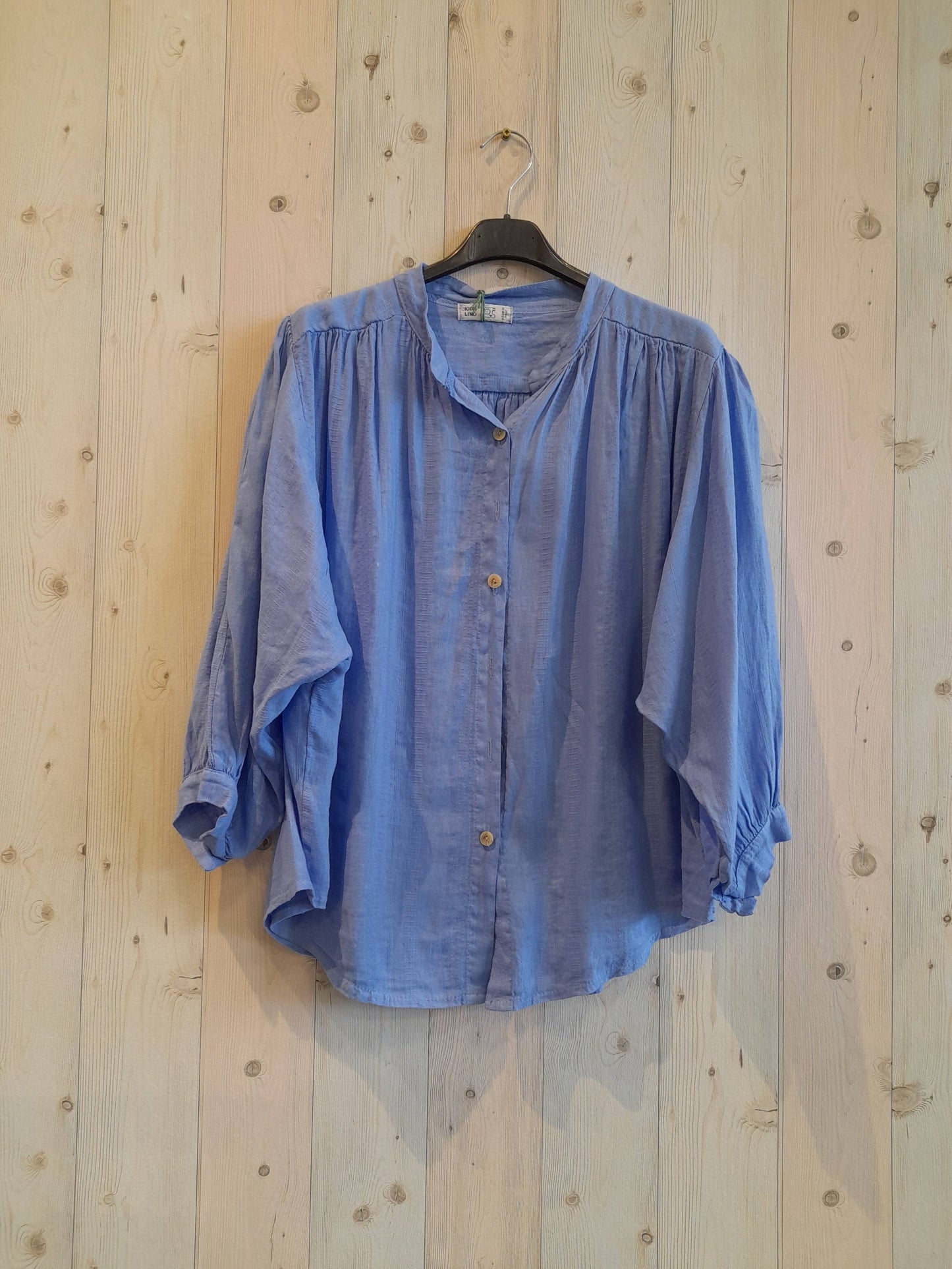 REF 83404 100% MAO LINEN BLOUSE: BLANK