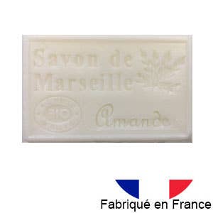 Marseilles soap with organic olive oil almond fragrance