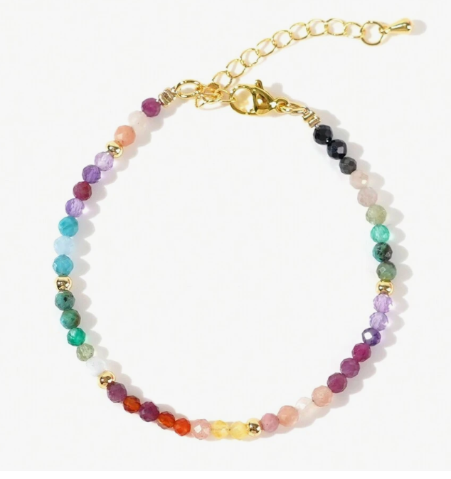 Multicolor Natural Stone Bracelet