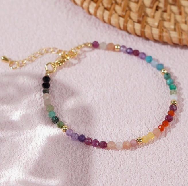 Multicolor Natural Stone Bracelet