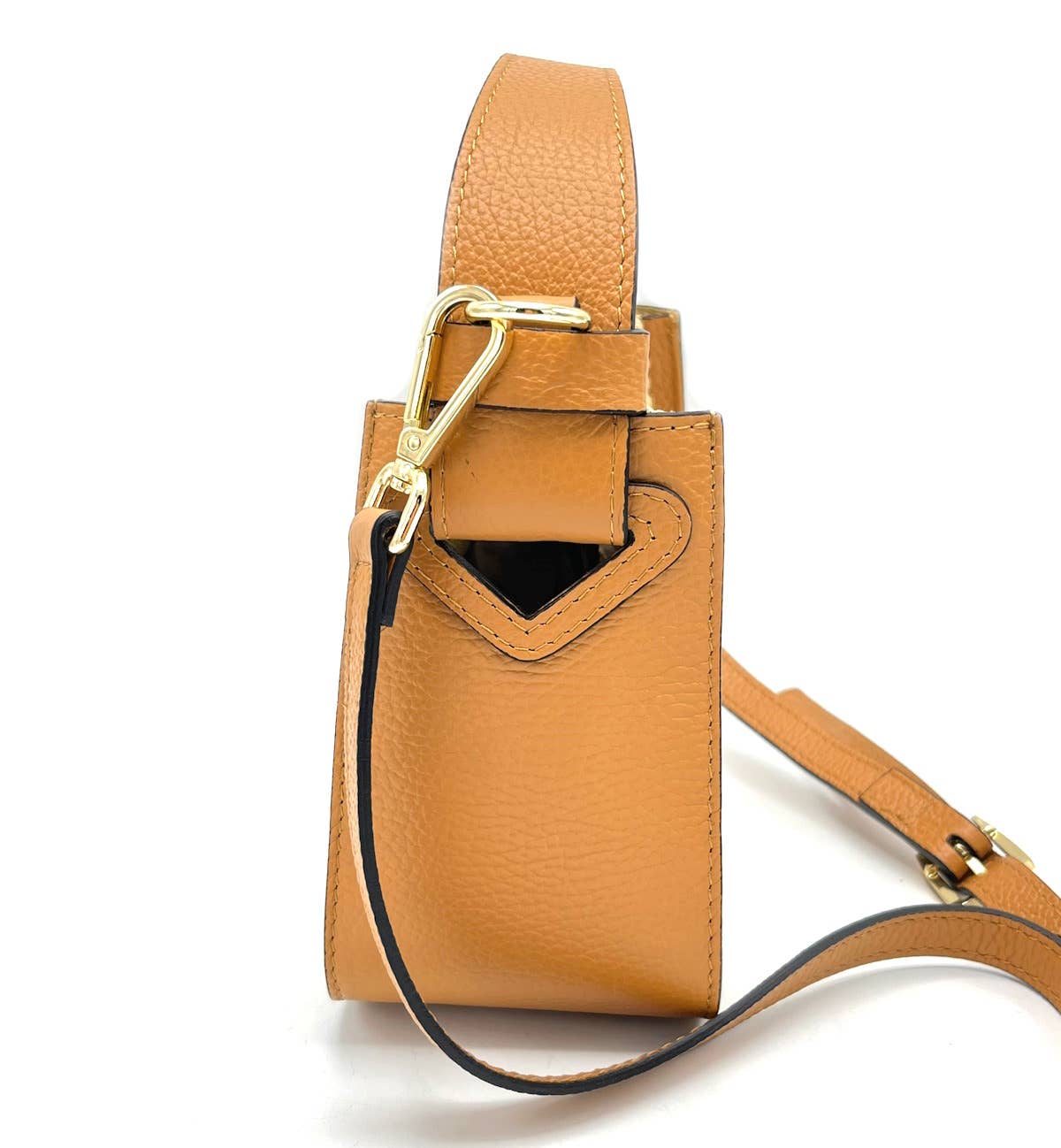 Leather and Straw Handbag- Light Camel