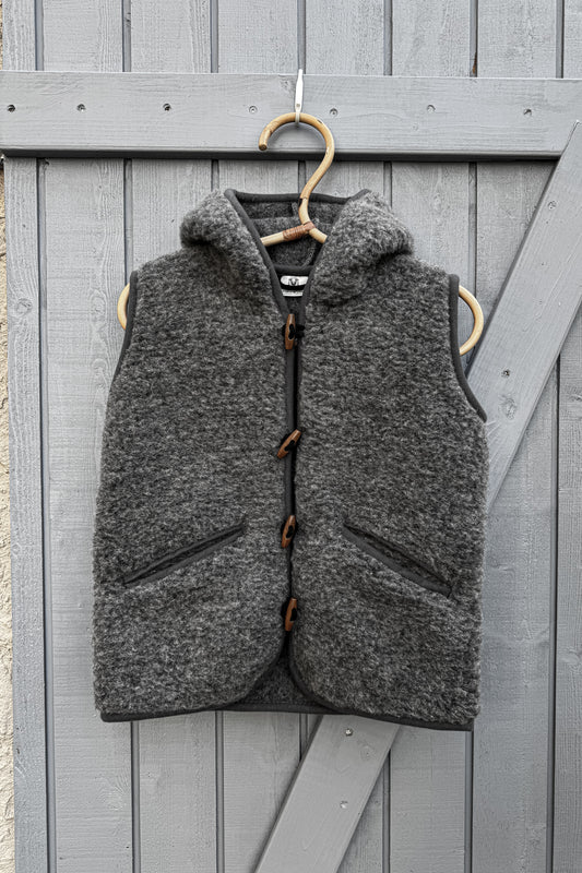 Quinn Hooded Wool Vest - Children