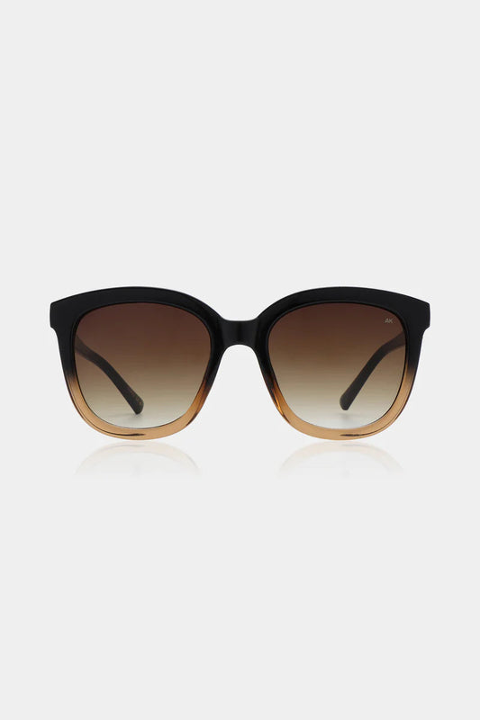 A. Kjærbede BILLY Sunglasses - Black/Brown Transparent