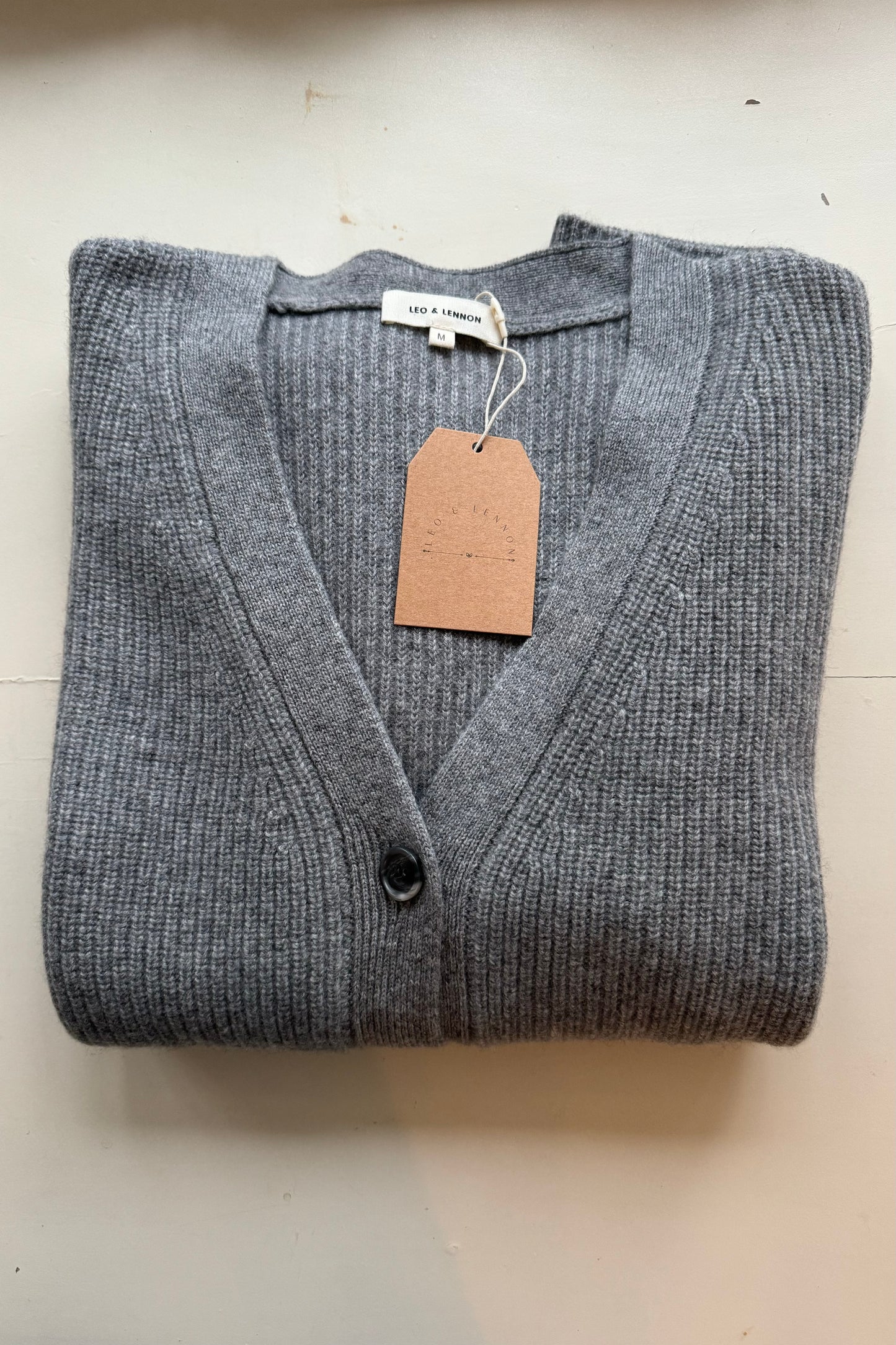 Willa Cashmere Cardigan - Storm