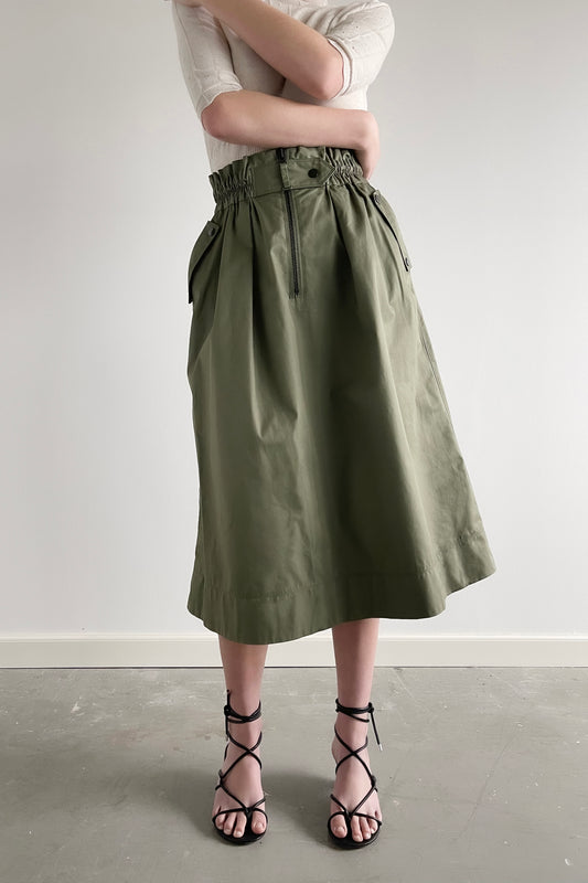 Coéme - Denise Skirt - Olive Green