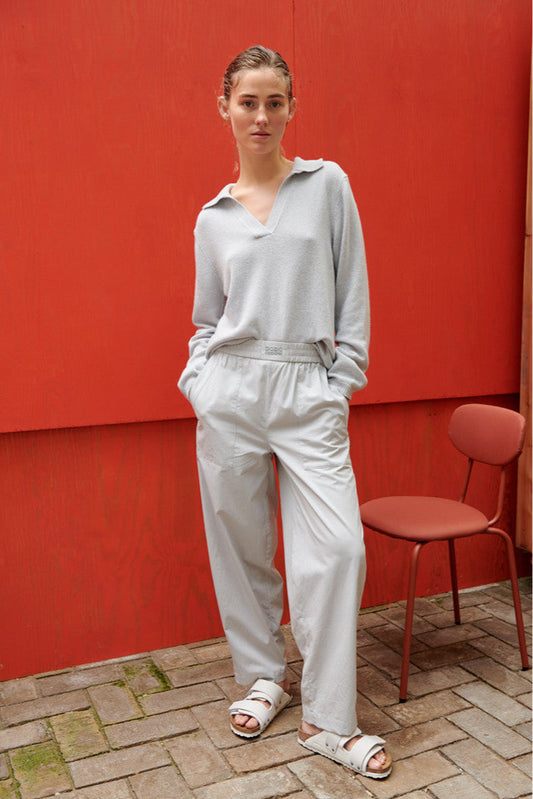 Basic Apparel Tilde Pants - High Rise Grey