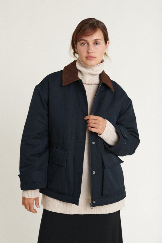 Ajlin Jacket - Navy Blue