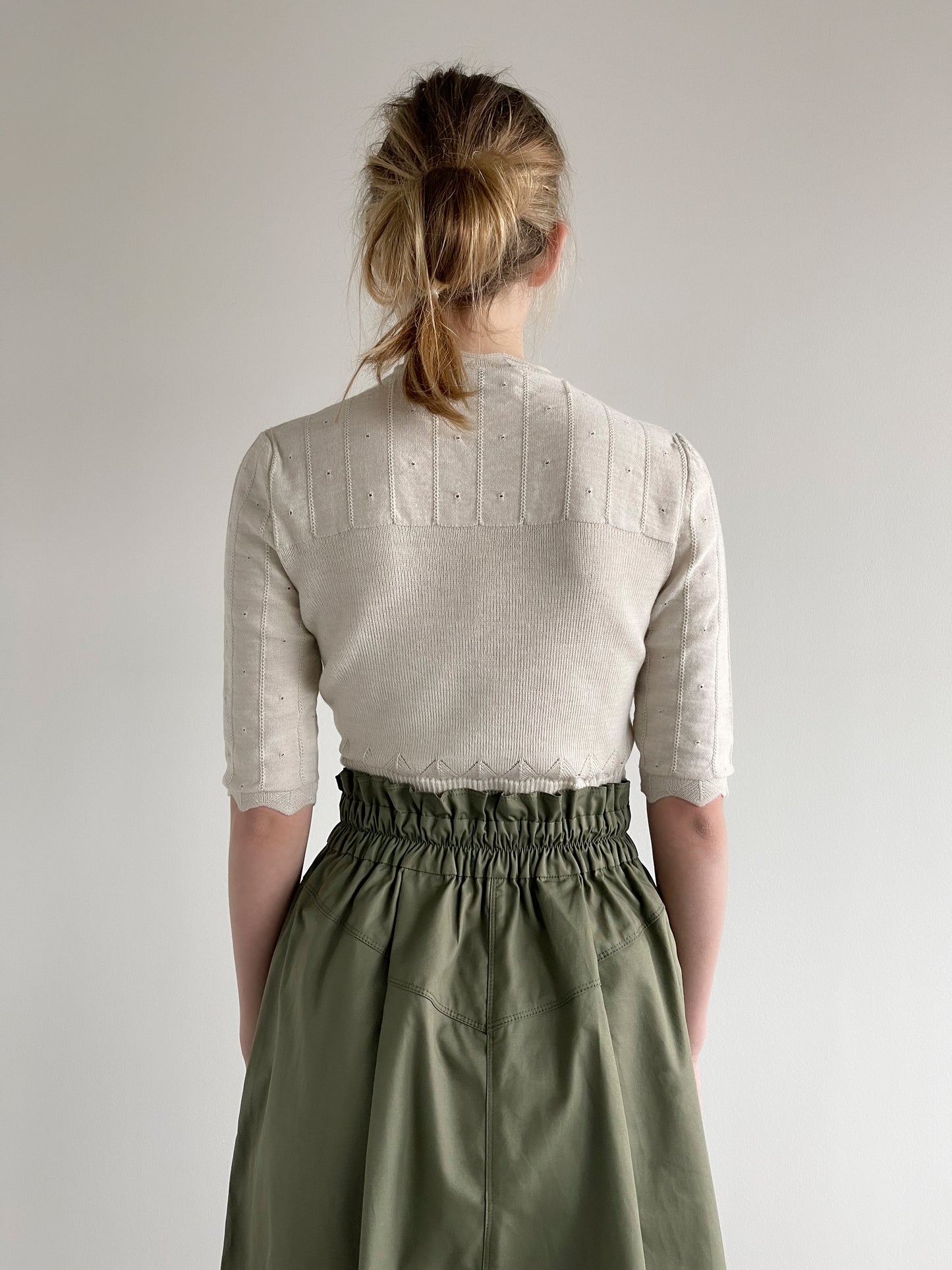 Coéme - Denise Skirt - Olive Green