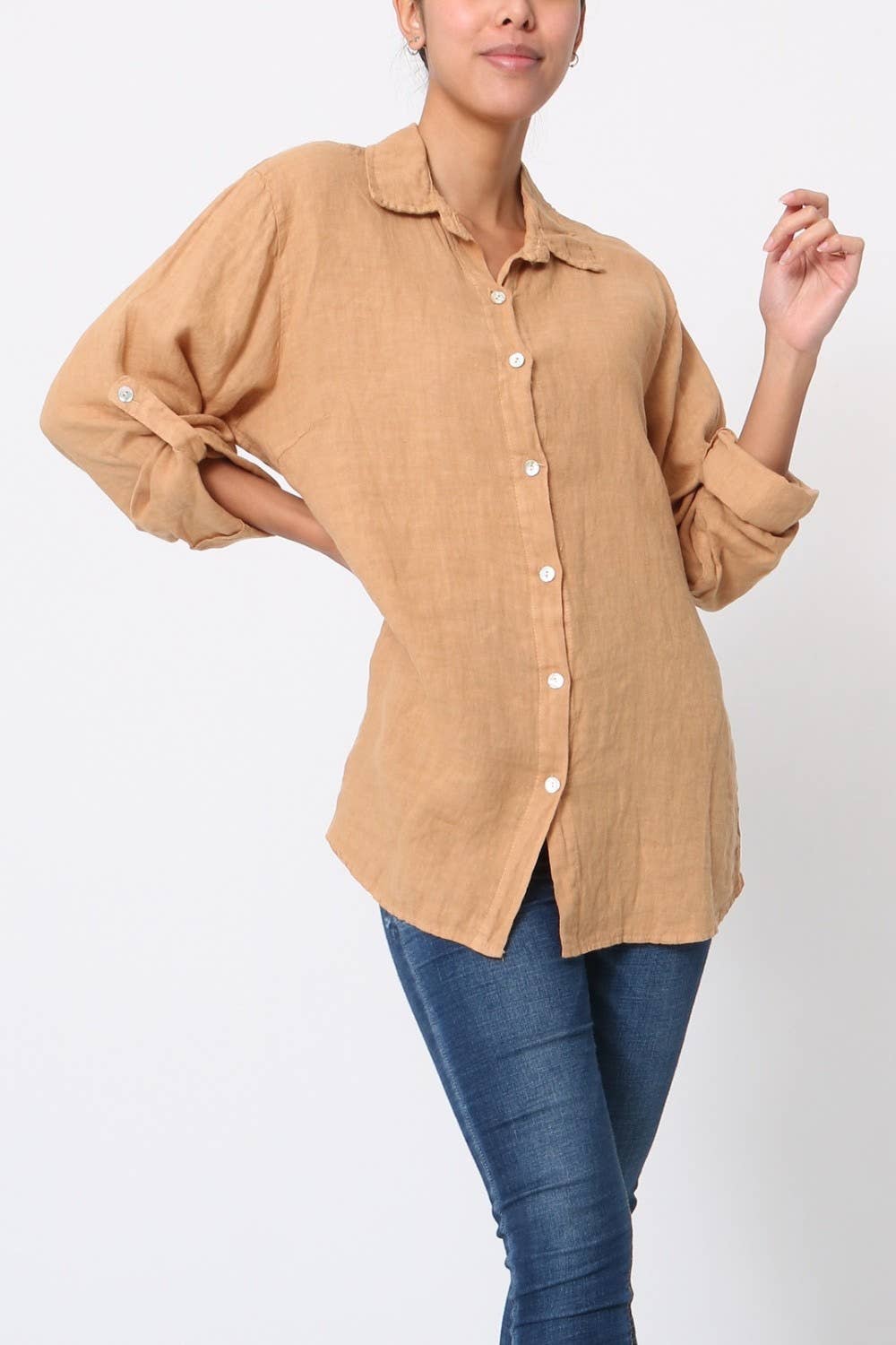 Shirt REF.1071: Taupe / Unique