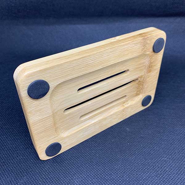 Bamboo soap holder