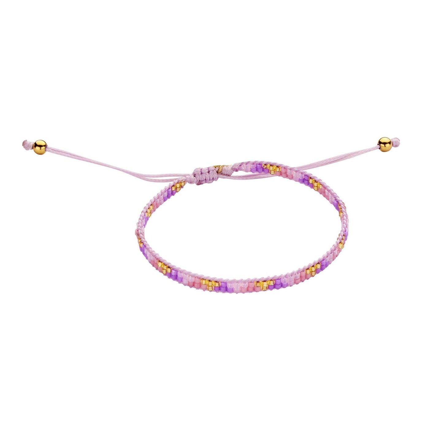 Summer Woven Bracelet : Lilac