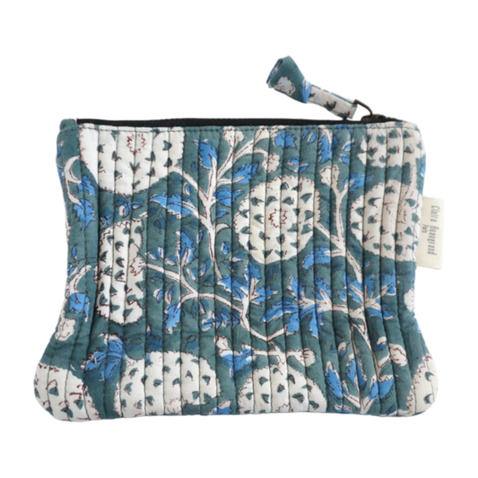 N°44 printed cotton pouch