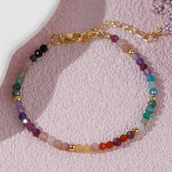 Multicolor Natural Stone Bracelet