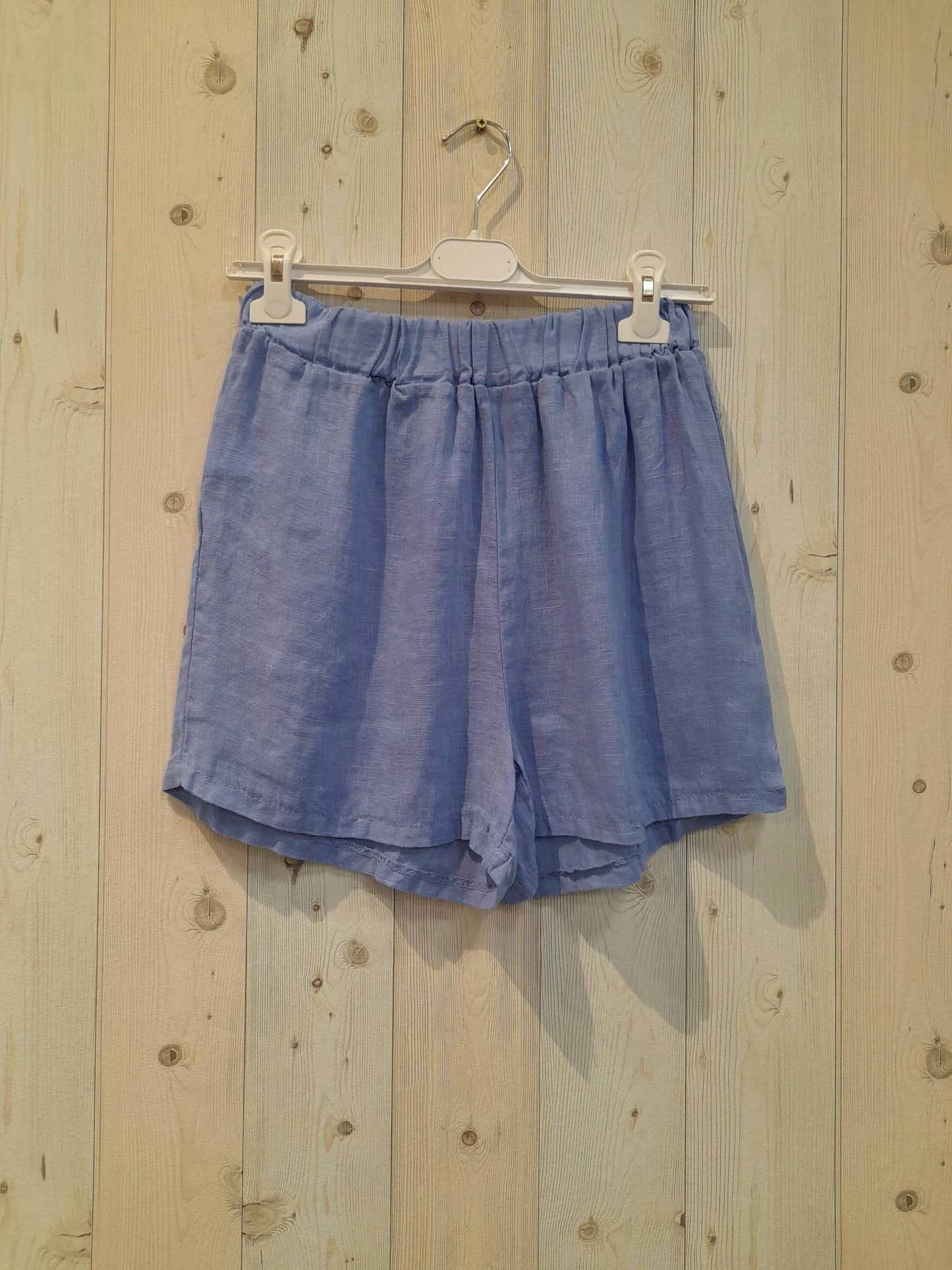 REF 24064 100% LINEN SHORTS: BLANK