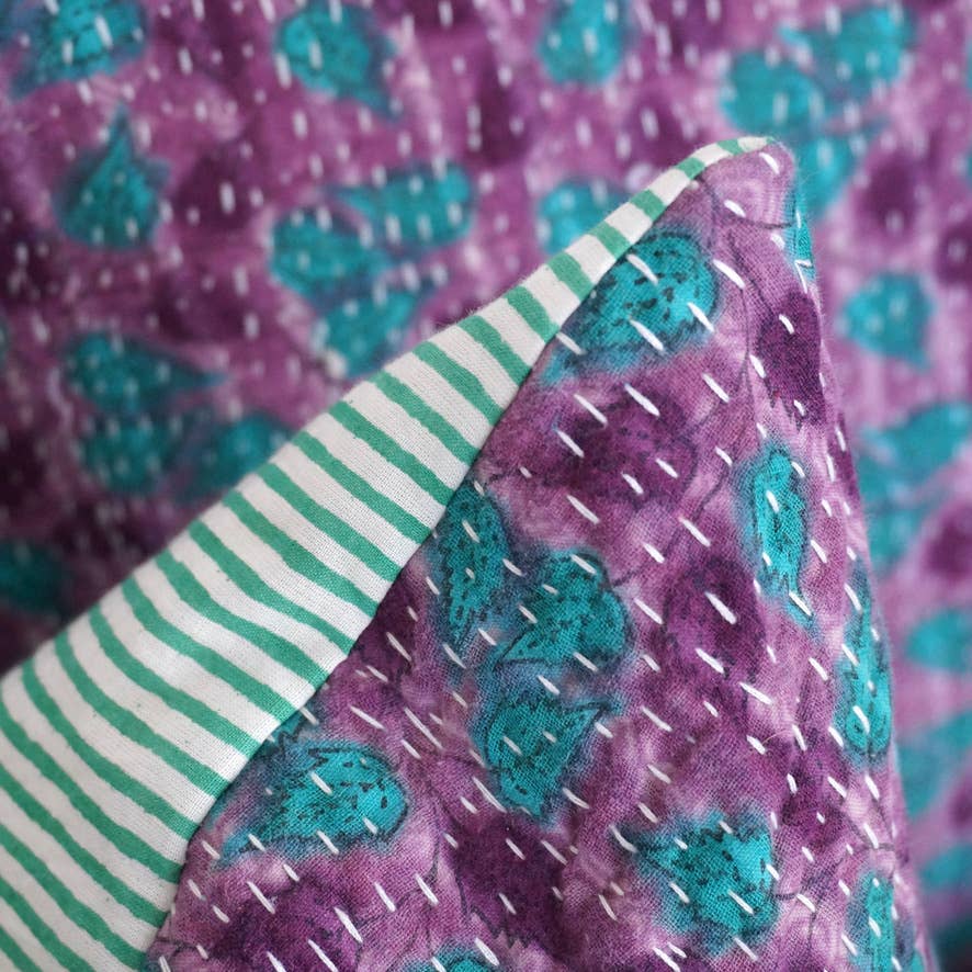 Kantha N°201 cushion