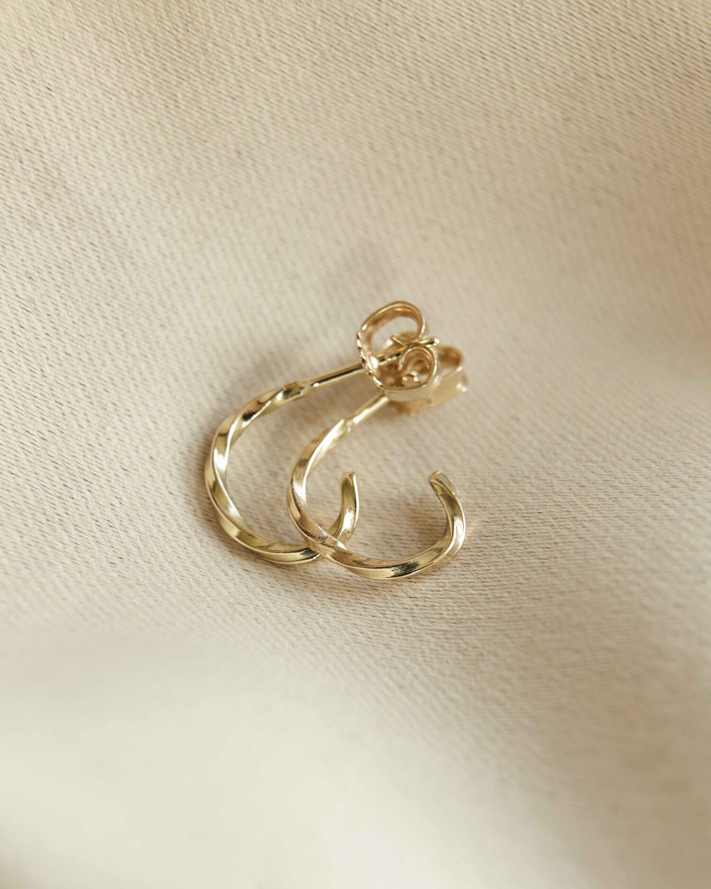 Waste Hoop Earrings - Gold