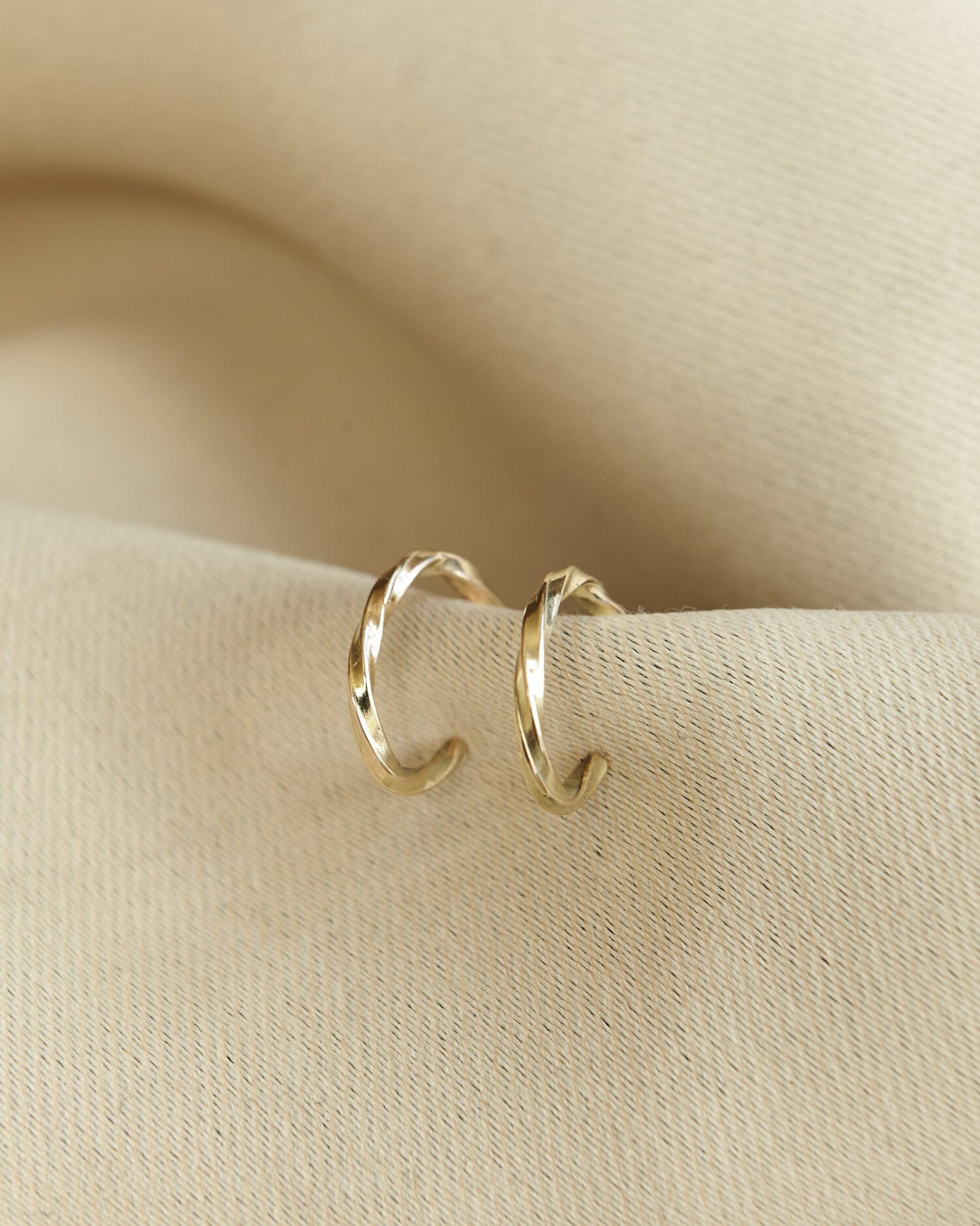 Waste Hoop Earrings - Gold