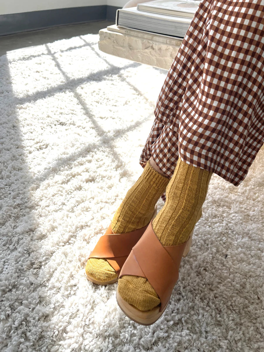 Hut Socks - Ochre